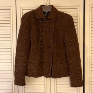 Lauren Ralph Lauren brown wool jacket